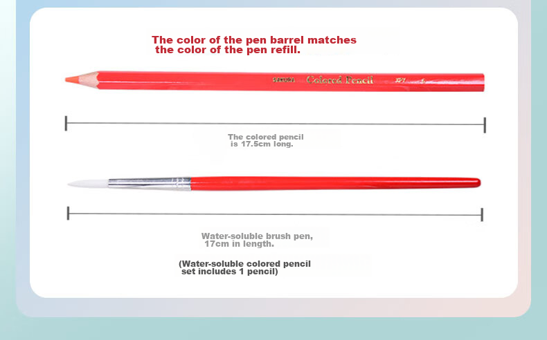 SAKURA [Mid-Autumn Festival Gift] ReCoupy Full Core Non-Wood Colored Pencil Set for Beginners, Drawing Sketching Hand-Drawn Coloring Card Crayon Set Gift 4