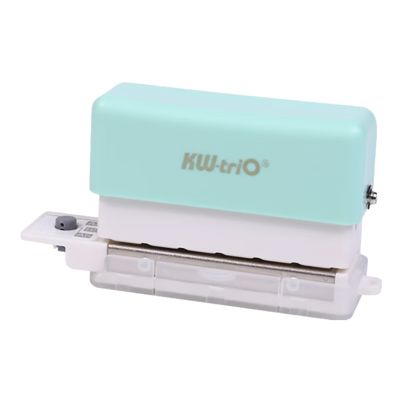 KW-Trio A5/B5/A4 Multi-Hole Puncher Learning Tool, Student 6-Hole Puncher for Binding Study Materials And Loose-Leaf Hole Punching