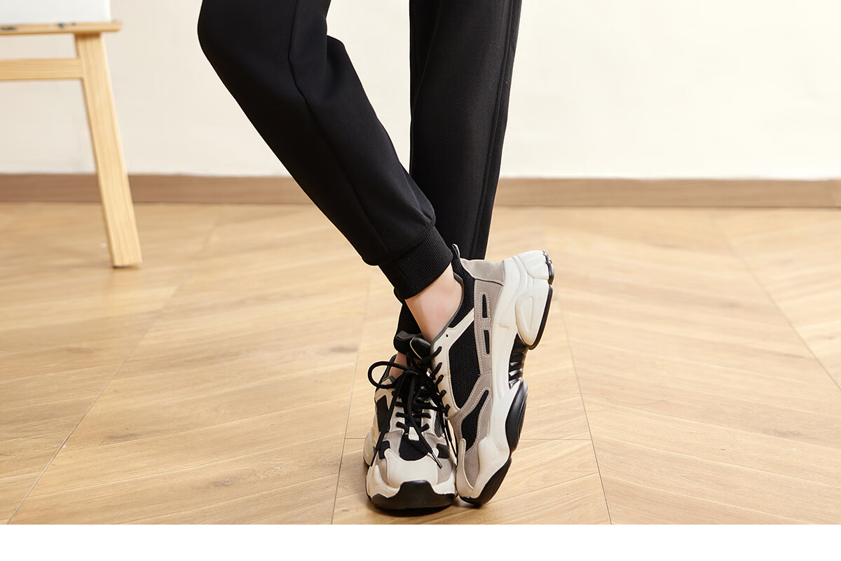 Halo Queen Women's Casual Pants with Drawstring Elastic Waist And Tapered Leg for Spring And Autumn, Fashionable Versatile Loose-Fitting Sweatpants, New Product H143R1007 13