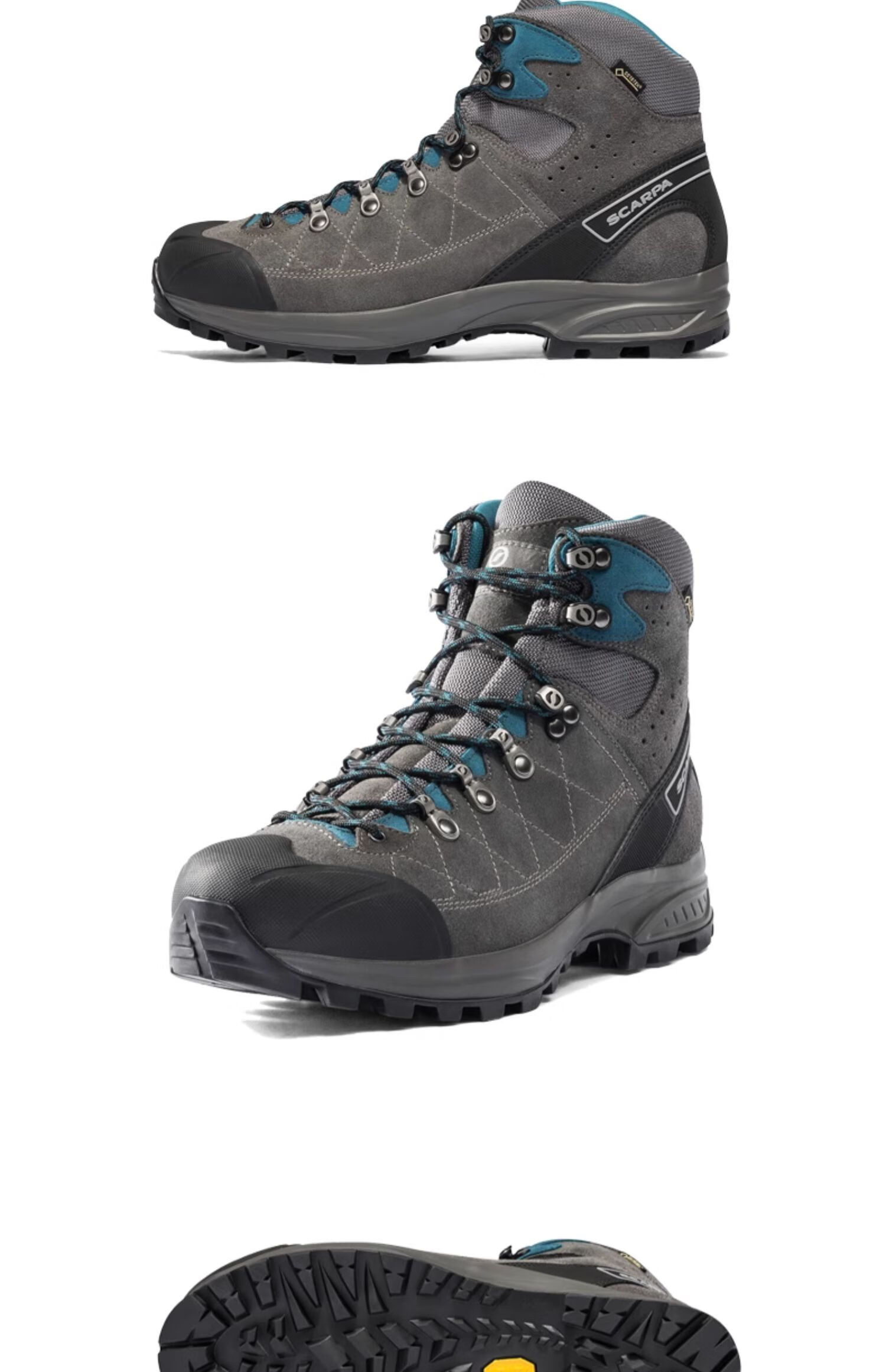 SCARPA Gengrenboqi Trekking Kailash Men's Waterproof Hiking Outdoor Mountaineering Shoes 61056-200 43N 18