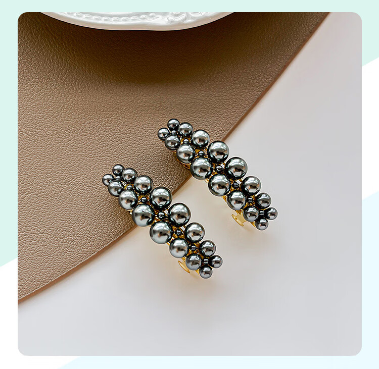 CHIMERA 2 Pieces Elegant Hair Clips, Spring Clips, Ponytail Clips, Half-Up Clips, Barrettes, Side Hair Accessories, Birthday Gift for Wome 36