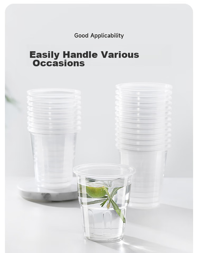 MARYYA Disposable Cups, Aviation Cups, 200ml*50 Pieces, Space Cups, Food-Grade Cups for Drinks, Juice, Tea And Water 12