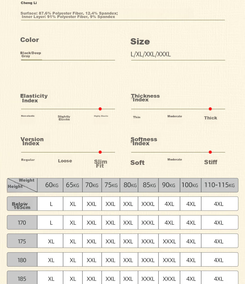 LangSha Thermal Underwear for Men, Fleece-Lined Thickened Top, Single Piece Autumn And Winter Inner Wear, Slim-Fit Cotton Sweater, Fleece-Lined Base Layer 5