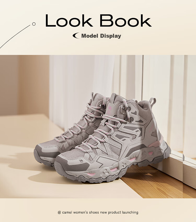 CAMEL Autumn And Winter [Kunlun Mountain] Hiking Shoes, Water-Resistant, Non-Slip, Outdoor High-Top Trekking Shoes, Professional Climbing Sports Shoes 10