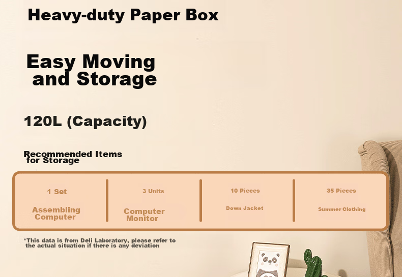 Deli Foldable Book Desktop Storage Box Transparent Bookcase Large Size Student Dormitory Clothes Organizer Storage Box with Wheels Children's Gift White PG101 4