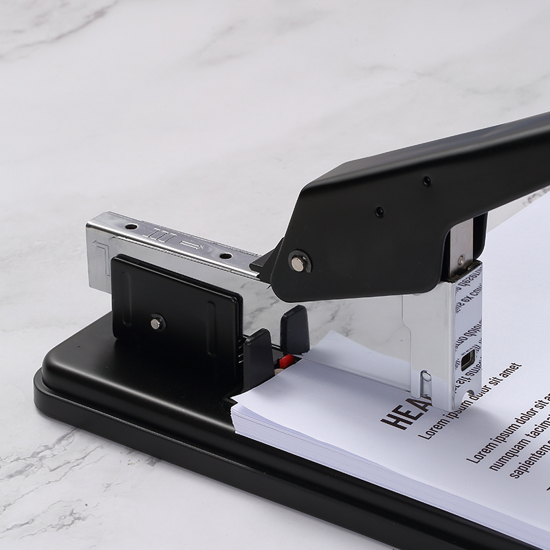 COMIX 100-Page Simple Heavy-Duty Stapler, Large Thick Heavy-Duty Stapler, Adjustable Standard Size, Compatible with 23/6-23/13 Staples, B3115 Black