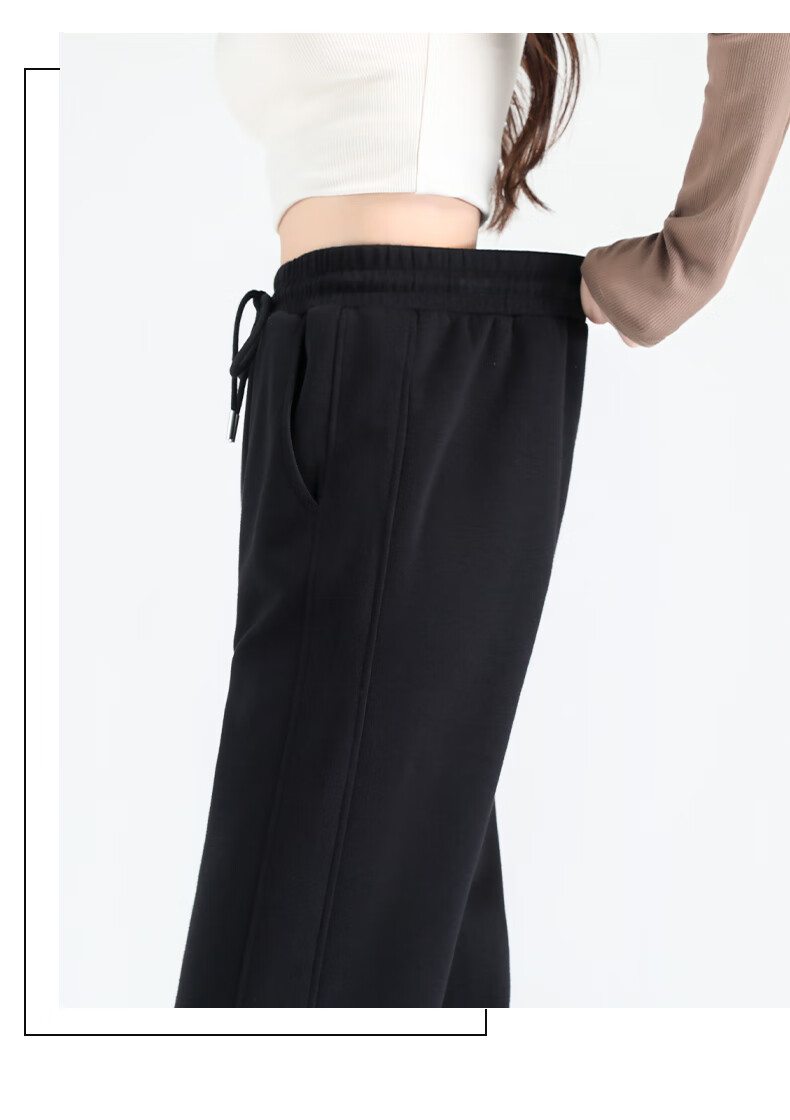 Baleno High-Waisted Loose Comfortable Sweatpants for Women, Spring/autumn 2025 New Style Outdoor Sports Fitness Casual Pants 19