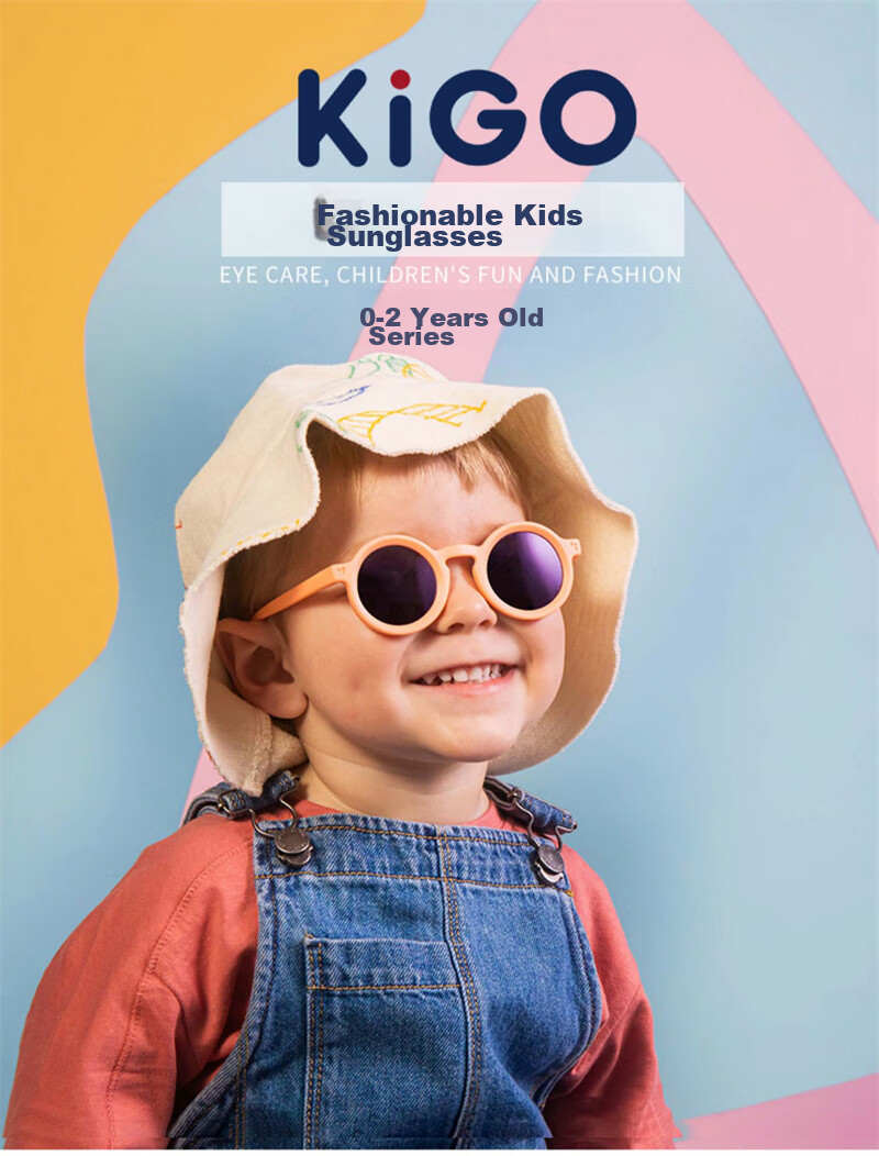Kigo Children's Polarized Sunglasses, UV Protection, Pristine Elegant White (Ages 2-5) 1