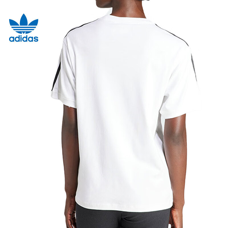 Adidas Men's And Women's Trefoil Series 3 STRIPE TEE Short-Sleeve IZ2474 XL 2