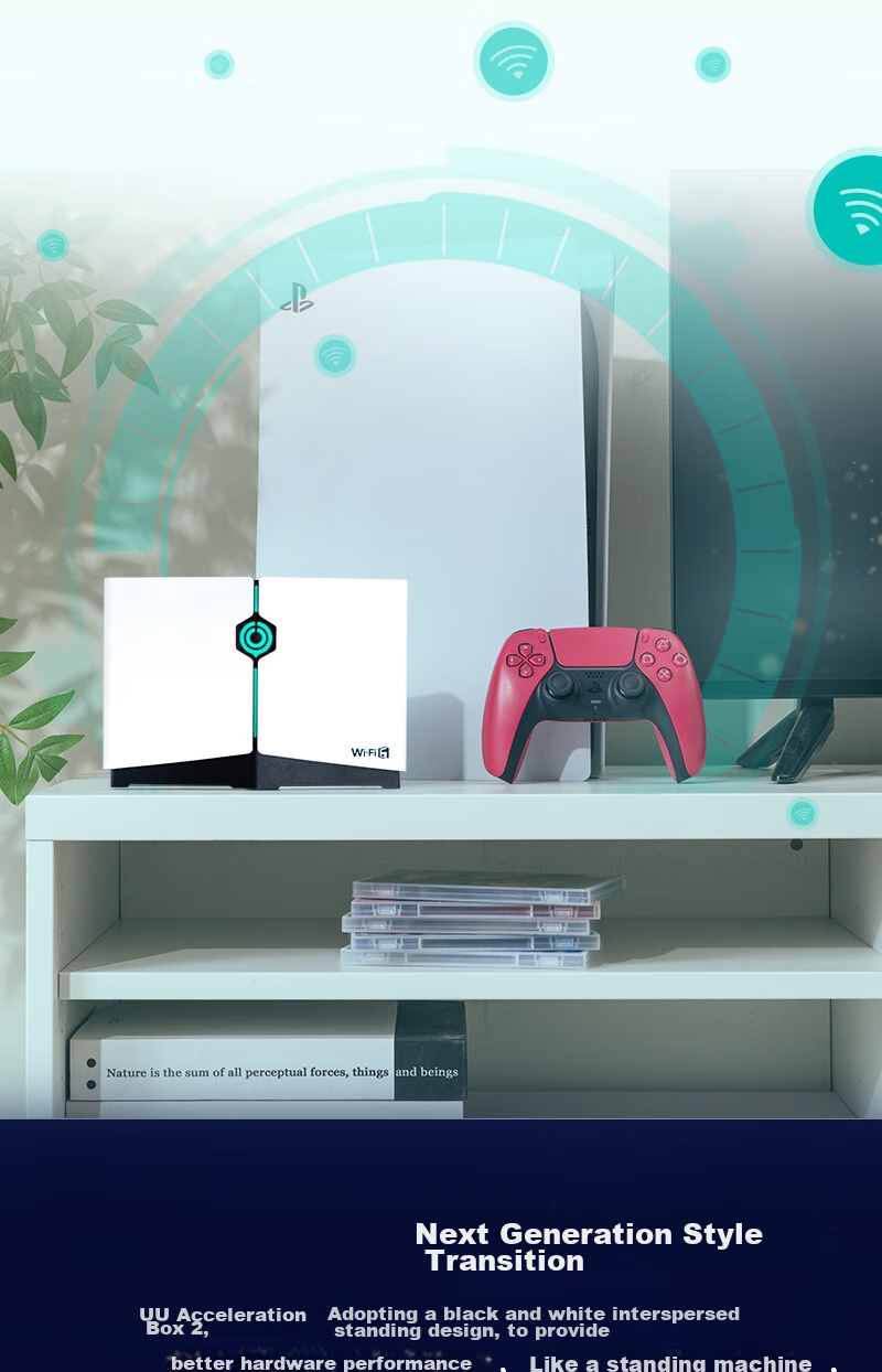 WangyiUUjiasuhe Wi-Fi6 Version WangyiUUjiasuhe 2, NetEase Accelerator PS4/\PS5 Pro/\Switch2/\XSX/\Steam Deck Professional Console Acceleratio 5