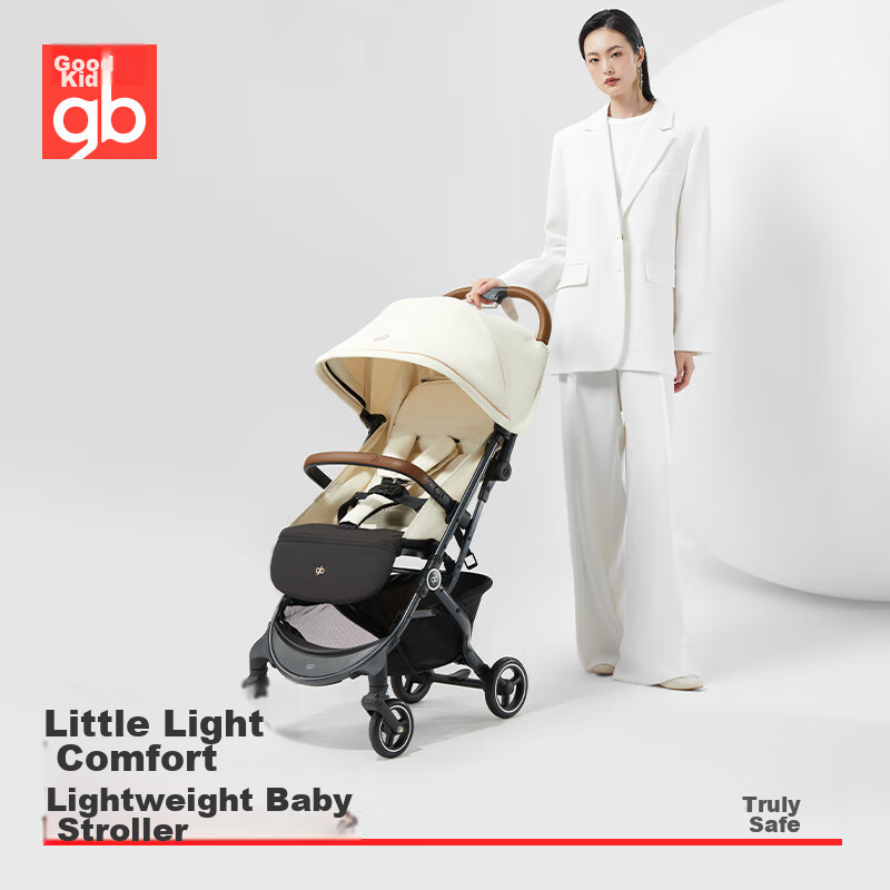 Gb Small Love Letter Stroller, Can Sit And Lie Down, Travel-Friendly, Foldable, Baby Carriage for Outings, Suitable for Ages 0-3