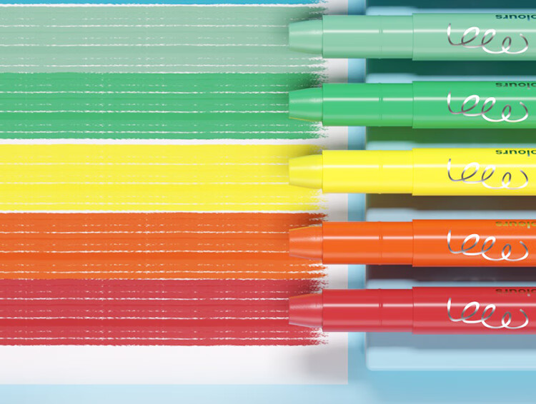 [Low Price Online] Mont Marte (Mont Marte) Colorful Sticks 3-Pack, Drawing Sticks, Rotating Crayons, Children's Oil Pastels, Non-Staining Drawing Sticks Set, Kindergarten Painting Kit Refill P-NX Art Sketching 12