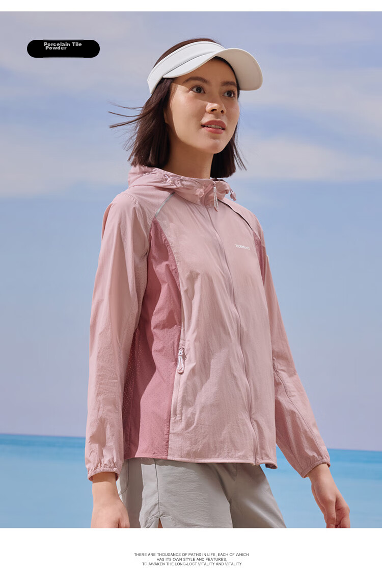 TOREAD Sun Protection Jacket for Men, Spring And Summer Breathable UV-Resistant UPF50+, Skin-Friendly Clothing, Outdoor Water-Repellent Sun Protection Thin Coat 28
