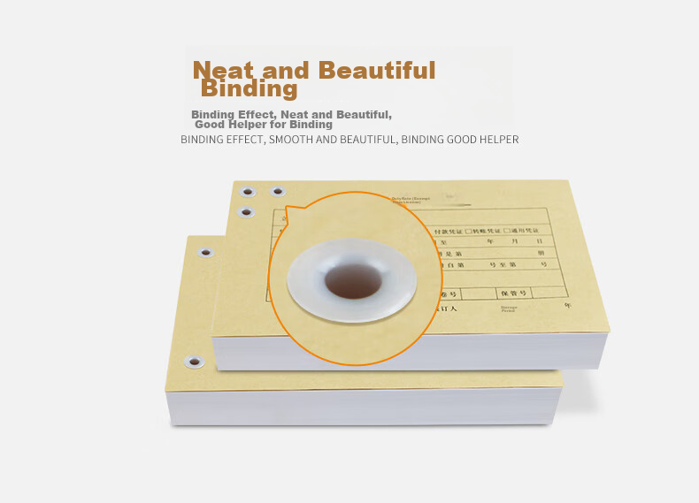 GOLDEN GD-N3168 Financial Document Binding Machine, Labor-Saving Bill Hole Puncher 4