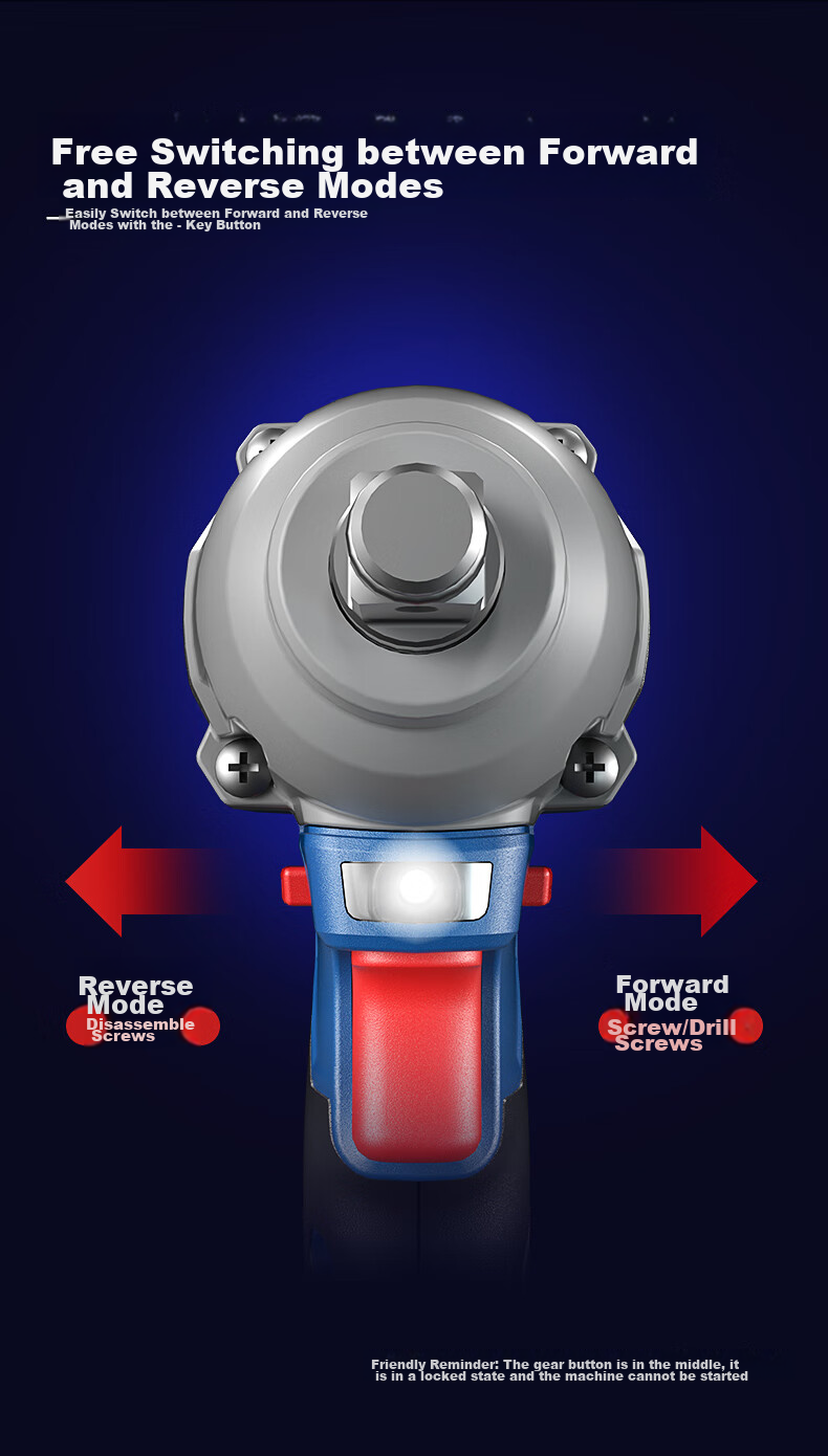Dongcheng Lithium Battery Brushless Electric Wrench DCPB488E20V Dual Battery 4.0Ah High Torque Impact Wrench for Tire Removal 10