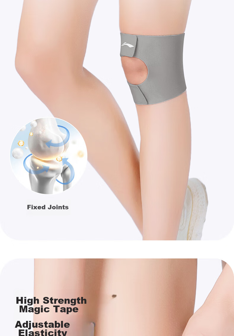 Li-Ning Knee Brace, Meniscus Sports Joint Patella Fixation Strap, for Men And Women, Running, Hiking, Badminton, Knee Support, Thi 6