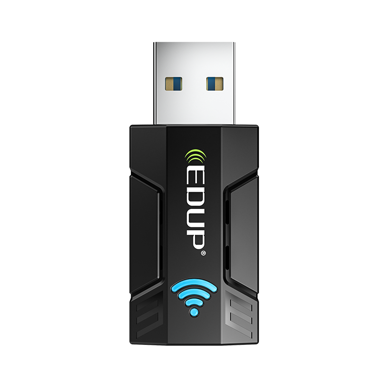 EDUP Gigabit 5G Dual-Band Wireless Network Card, 1300M High-Power Mini USB3.0 Network Adapter, Receiver And Transmitter, AP Mode EP-AC1689GS