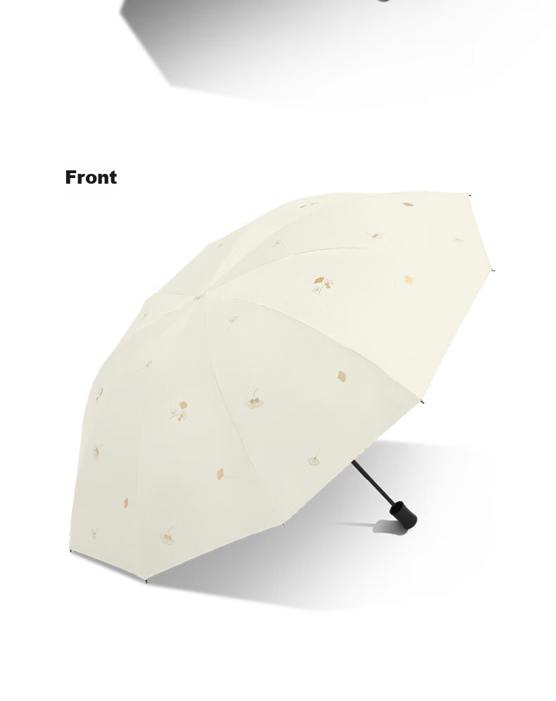 Tiantangshan Double-Person Umbrella, Three-Fold, Sunshade Umbrella, 10-Rib Enlarged Reinforced Windproof Large Umbrella, Shuoguo Dailan Color 13