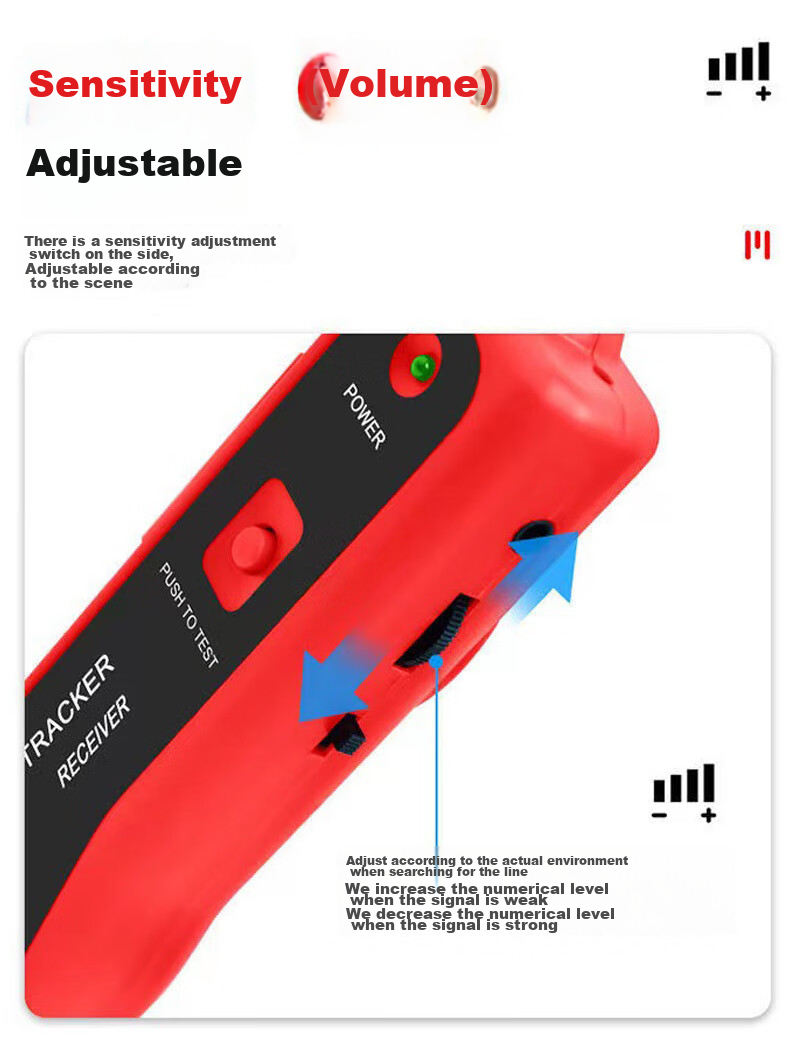 HITECH PRO Network Cable Tester, Wire Tracker, Line Finder, Multifunctional Telephone And Network Cable Tracer, Cable Tester + Tool Kit 5