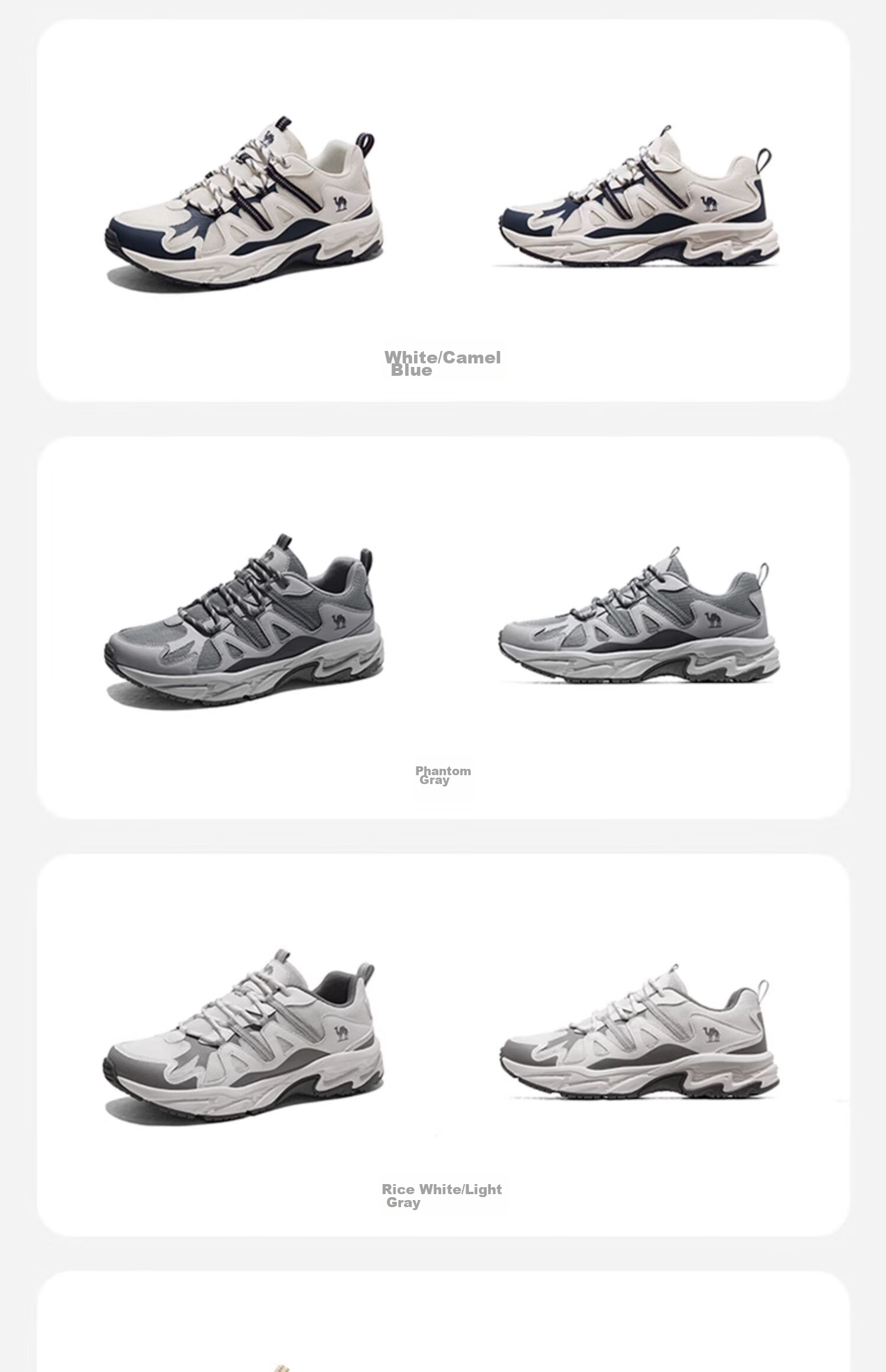 CAMEL [Xianglong] Hiking Shoes for Men And Women, Outdoor Breathable Trekking Shoes, Water-Resistant, Non-Slip, Shock-Absorbing Sports Shoes 5
