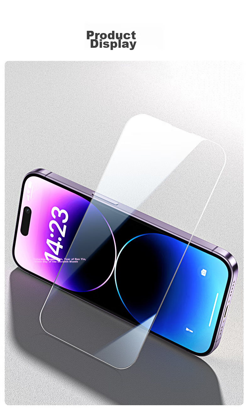 BIAZE [Ultra-Fast Repair 2 Pieces] Suitable for Apple 16e Hydrogel Soft Film, IPhone 14/13/13Pro Screen Protector, High-Definition Non-Tempered Full Adhesive Protective Film JM200 9