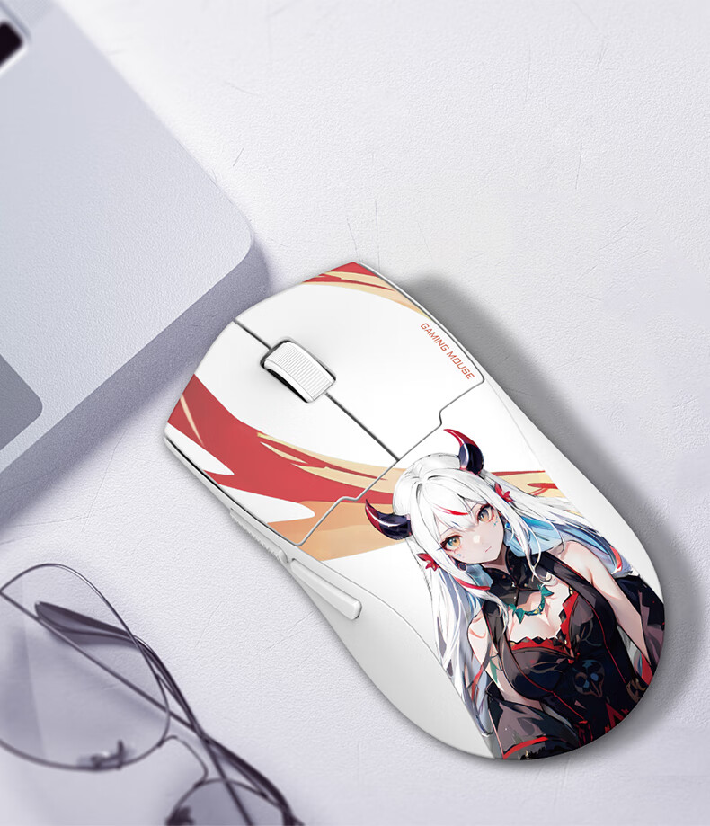 REDRAGON G57 Large Hand Wireless Bluetooth 2.4G Wired Tri-Mode Gaming Mouse, Lightweight, Pixart 3395 High-End E-Sports PUBG LOL Mouse Professional Model - Black 13