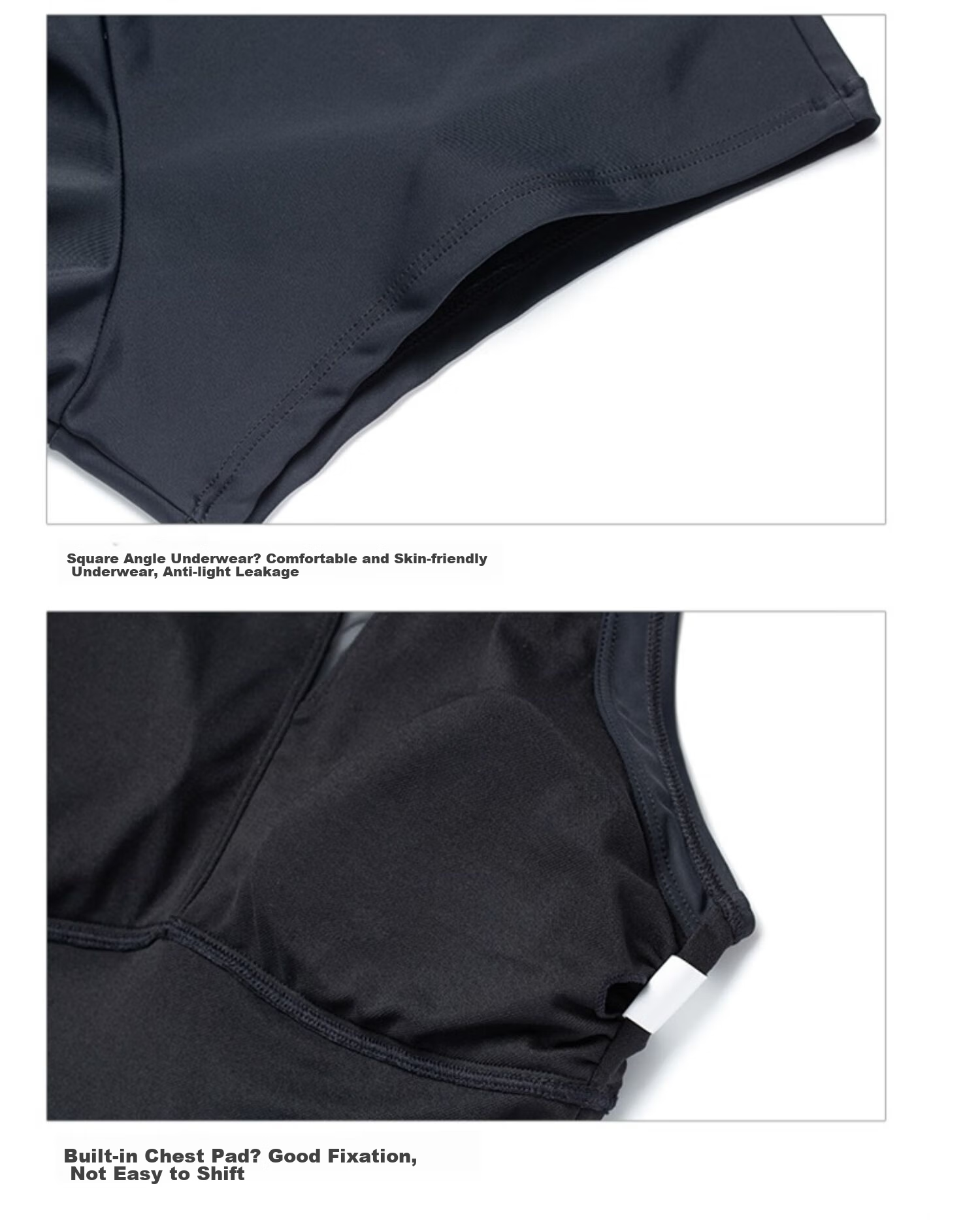 Hosa Skirted One-Piece Swimsuit for Women, Conservative And Sexy, Suitable for Hot Springs And Swimming, Casual And Simple Swimwear, Navy Blue, XL 26