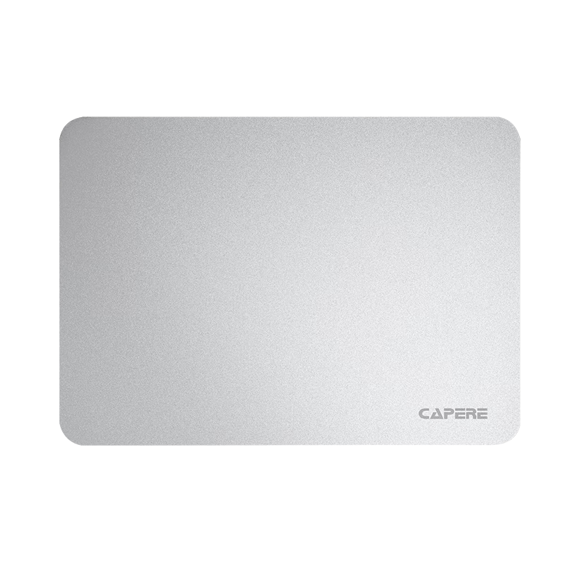 CAPERE Waterproof Metal Aluminum Gaming Mouse Pad, Smooth And Wear-Resistant, E-Sports Simple Non-Slip Gaming Metal Aluminum Pad [Small Size] 350x250x4mm