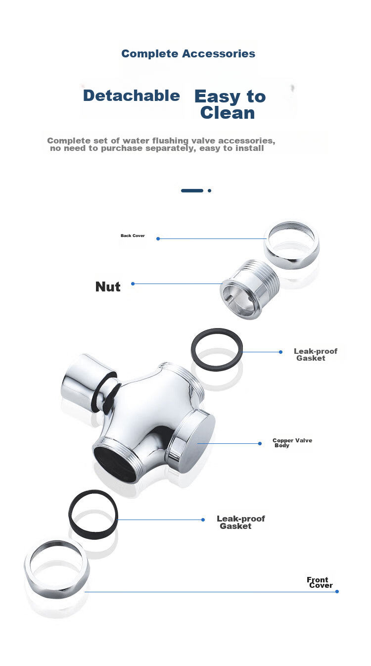 MEJUE Push-Type Switch Flush Valve, Toilet Cistern, Squat Toilet Flush Valve, Squat Toilet Flush Valve Z-017232 10