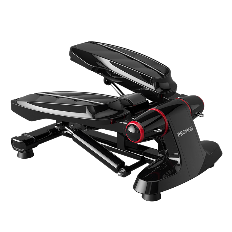 PROIRON Puli'ai Home Stair Climber, Hydraulic Stepper Machine for Leg Training And Fitness, Black