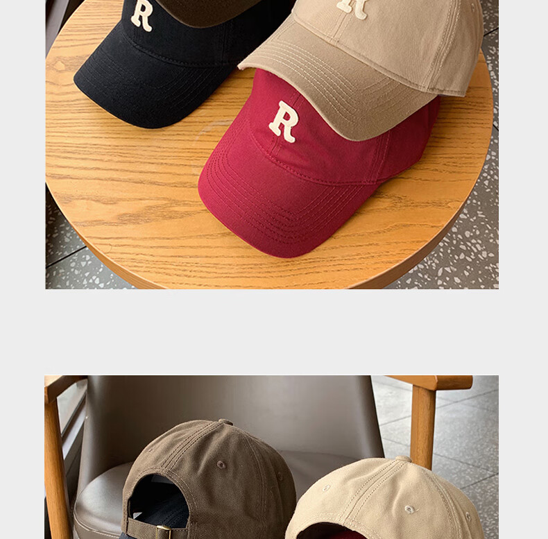 XUEXIMAN Baseball Cap for Men, Trendy Versatile Casual Large Size Korean Style Visor Cap, Sports Sun Protection Hat 6
