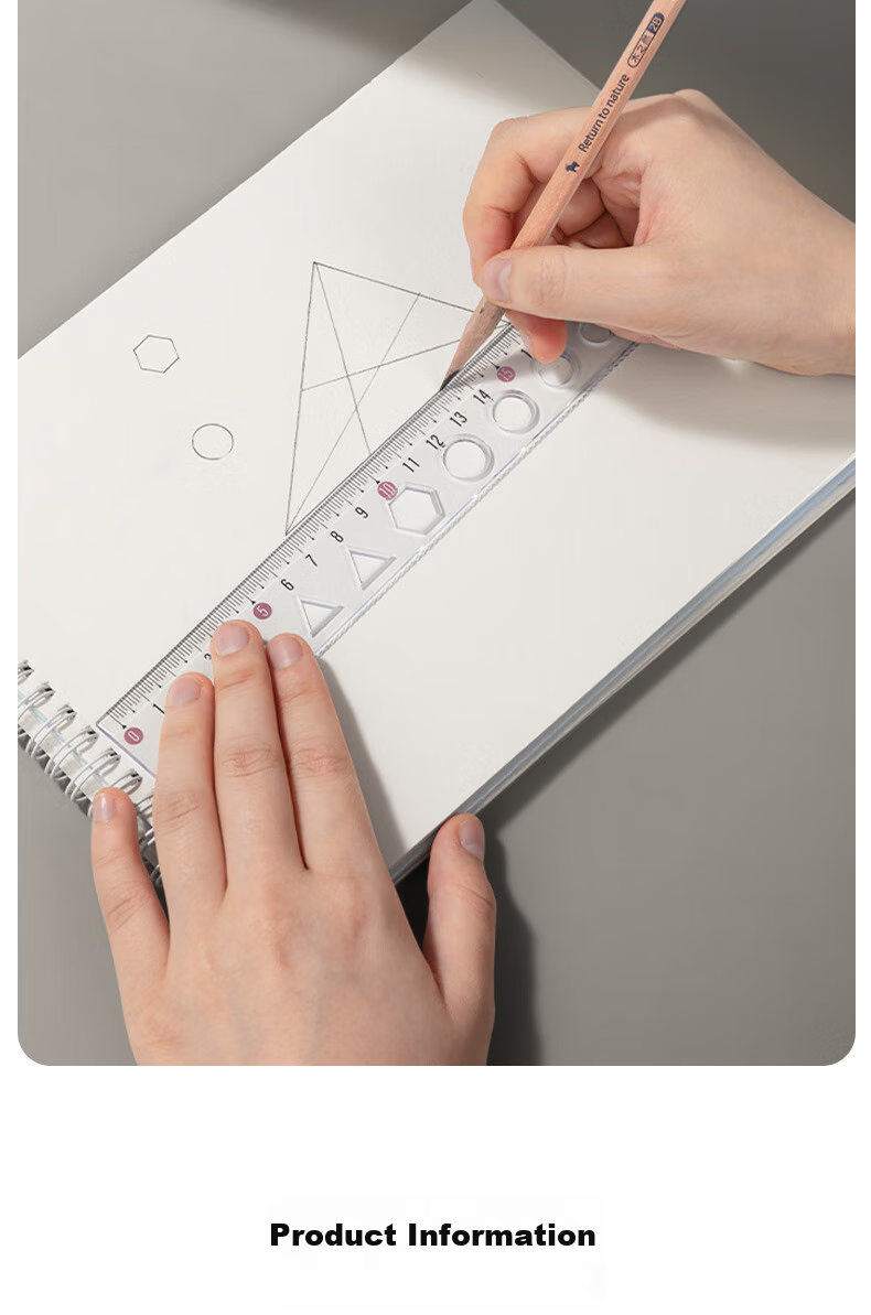Deli 20cm Transparent Flexible Ruler, Drawing Ruler/durable And Not Easily Broken, Soft Measuring Tool for Students, Random Color, College Entrance Exam Blessing Gift 7