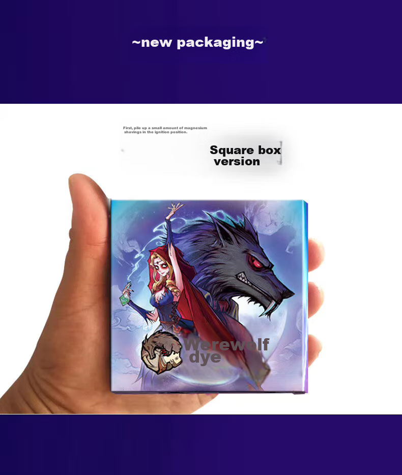 Langrensha Card Collection Edition in Tin Box, 2025 Jiaomian Langrensha, New Character Tianhei Qieyin Board Game Playing Cards Set 3
