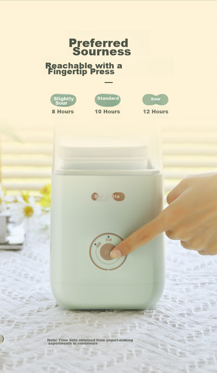 Bear Yogurt Maker, Home Automatic Portable Adjustable Acidity And Temperature Heating Yogurt Fermentation Machine SNJ-C12S3 3