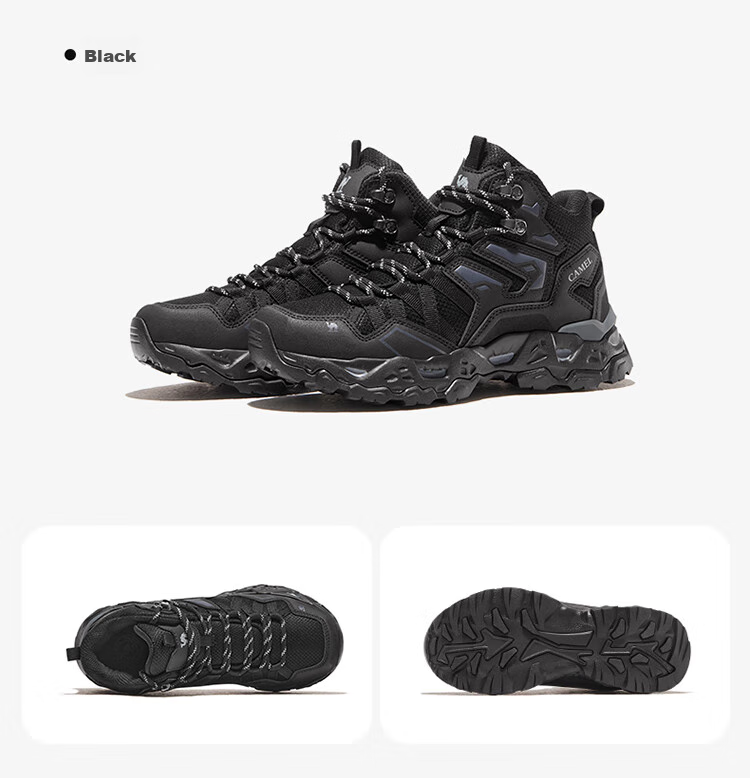CAMEL Autumn And Winter [Kunlun Mountain] Hiking Shoes, Water-Resistant, Non-Slip, Outdoor High-Top Trekking Shoes, Professional Climbing Sports Shoes 15
