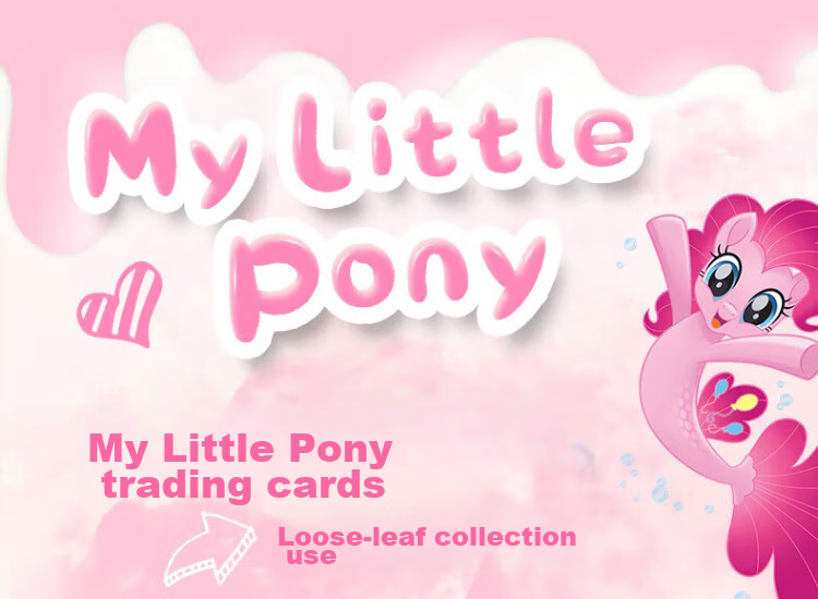 Jiamo Album, My Little Pony Hardcover Loose-Leaf Card Storage Book, Xiaohongshu Style, High-Quality Ins Niche Student Gift, 20 Double-Sided Pages, Yuanxiao Gift, Back-To Seaso 1