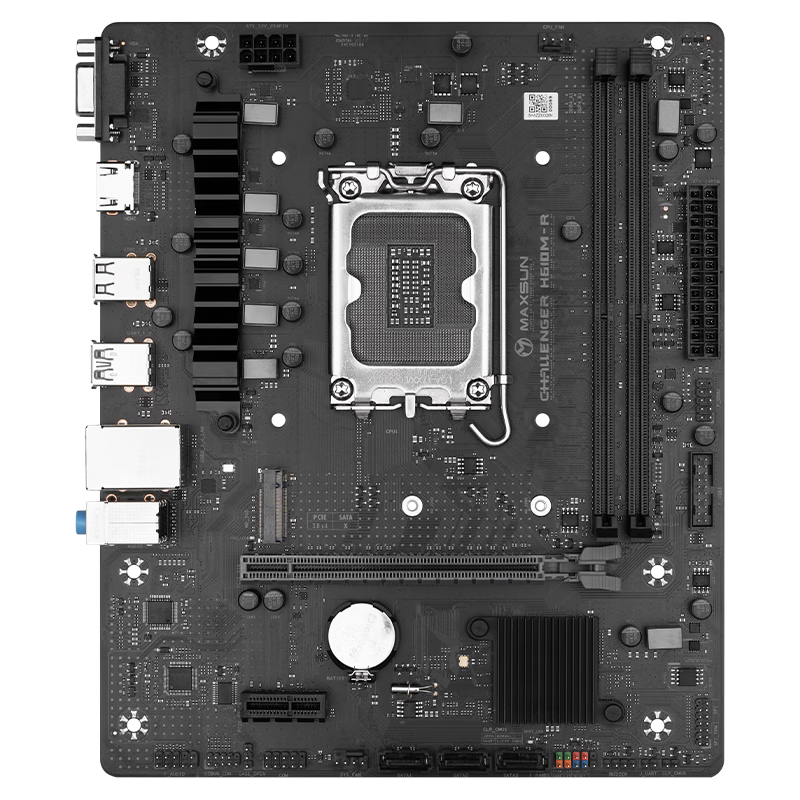 MAXSUN MS-Challenger H610M-R Gaming Motherboard DDR4 Support CPU 12100/13100/12400F (Intel H610/LGA 1700)