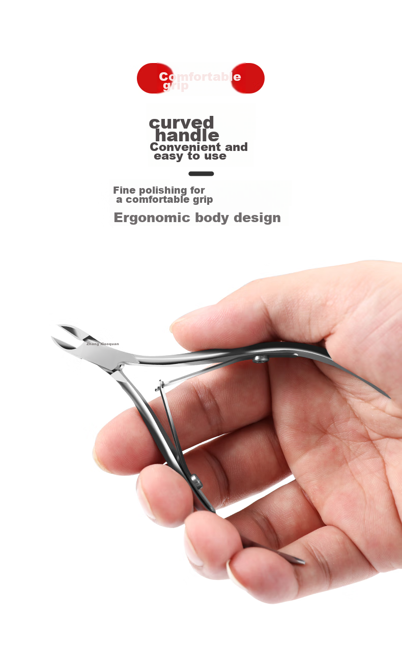 Zhangxiaoquan Stainless Steel Dead Skin Remover Pliers for Calluses And Hangnails, Professional Manicure Tool, Peacock Green H60340100 6