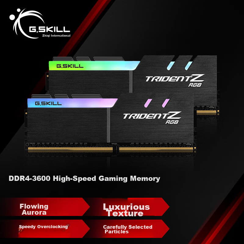 Комплект оперативной памяти G.SKILL Trident Z RGB 32GB (2x16GB) DDR4 3600MHz CL18