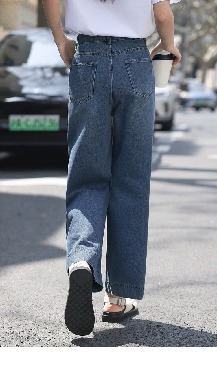 Dme [Casual Denim Jeans] Spring And Autumn Style, Slimming Pear-Shaped Elegant Fashionable Trendy Jeans for Wome 9