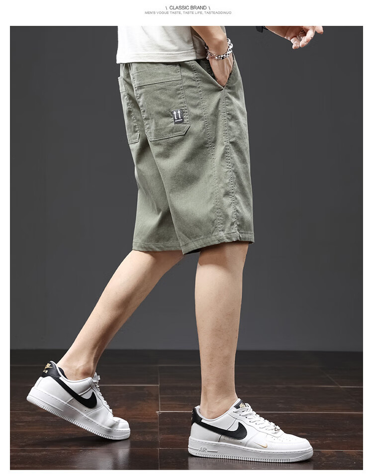 Zengzhi Summer Lightweight Men's Casual Shorts 2026 New Cargo Five-Point Straight-Leg Mid-Length Pants for Men 21