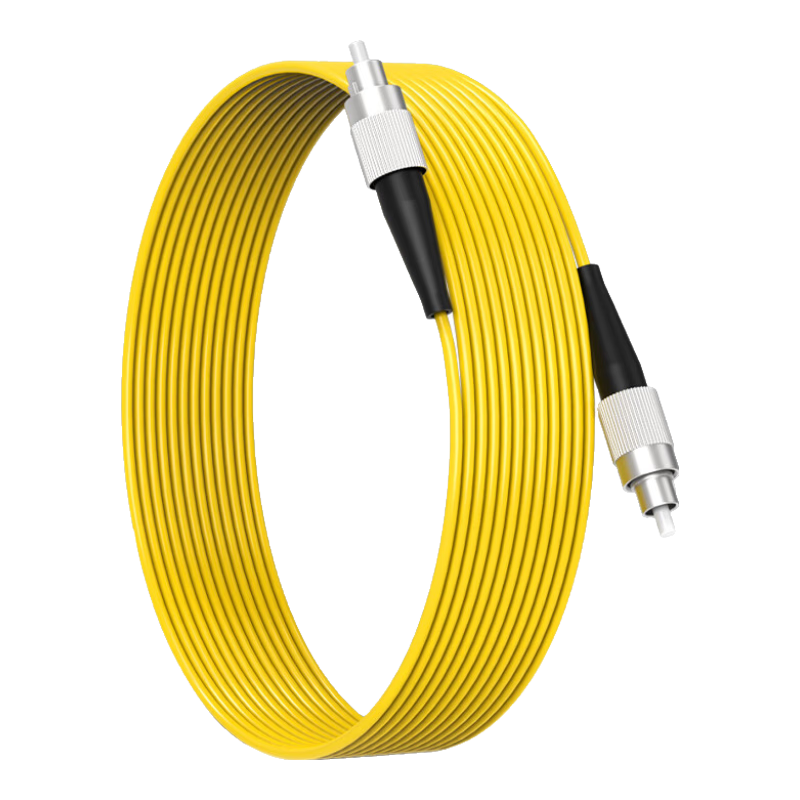 Zhongkeguangdian Single-Mode Fiber Optic Patch Cable, FC-FC Single-Mode Single-Core, 3 Meters, Single-Mode Optical Cable Pigtail, UPC Telecom Grade, 9/125μm Fiber Optic Cable, ZK-FC