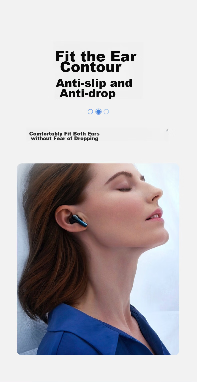 Masentek Earphone Eartips, Compatible with VIVO TWS 2/2e Bluetooth Headphones, Silicone Tips, Soft Earplugs for Sports, Non-Slip Accessories, In-Ear Replacement, Black 6