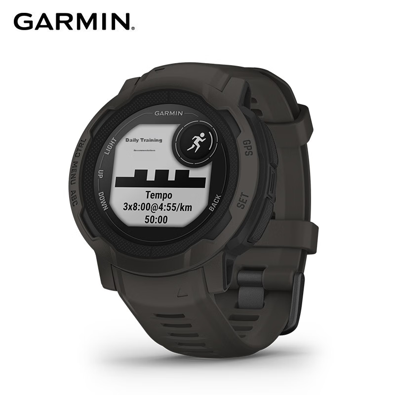 佳明(GARMIN)Instinct2本能GPS北斗多星定位户外运动智能手表运动石墨灰