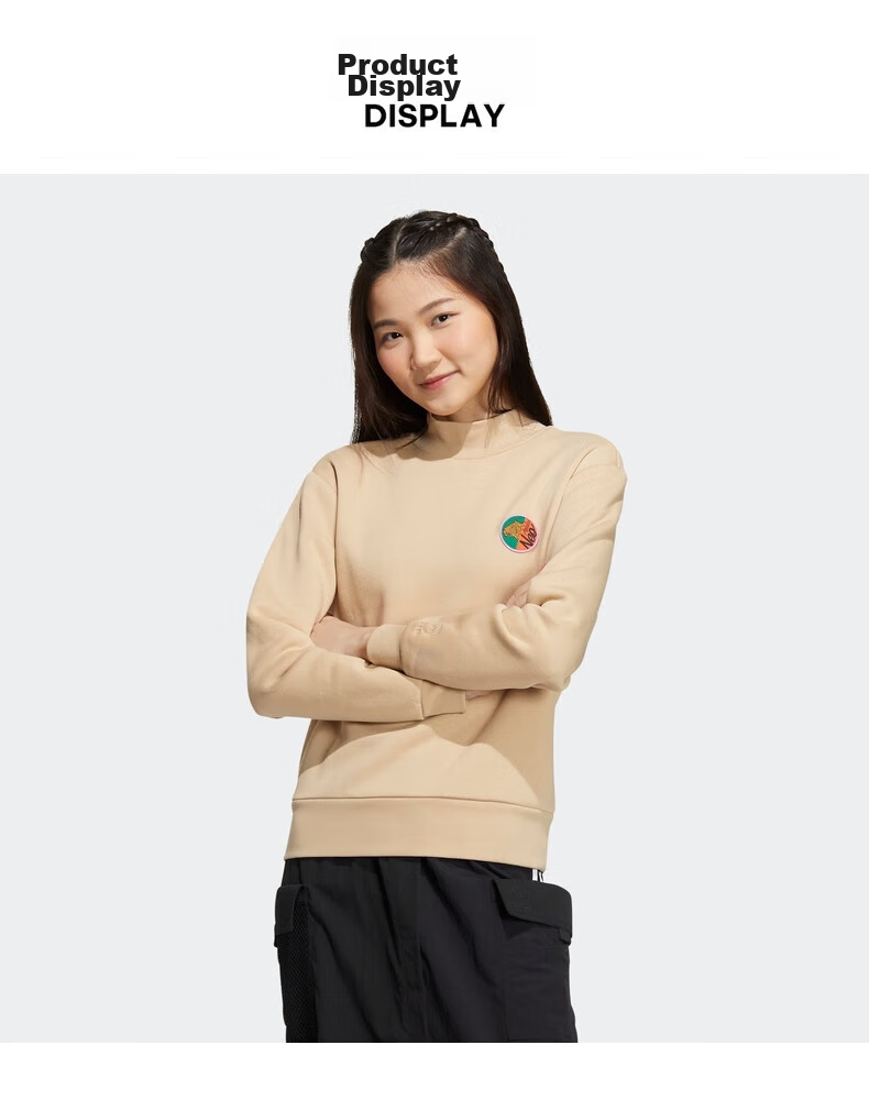 Adidas NEO Women's Sports Casual Series W VBE SWEAT2 Pullover HN2369 M Size 2