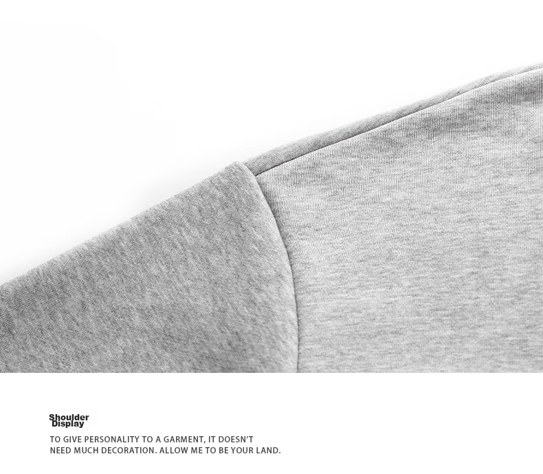 Foss Phil American-Style Deconstructed Sweatshirt for Men, Spring And Autumn Casual Regular Shoulder Loose Versatile Long-Sleeve T-Shirt HT25686 13