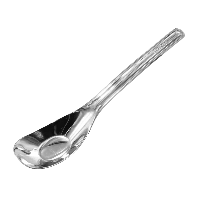 CORN Children's Spoon for Home Use, 316 Stainless Steel Yuanbao Spoon, Rice Spoon, Soup Spoon, Deep Bowl Spoon, Tablespoon for Drinking Soup, 4 Years Old