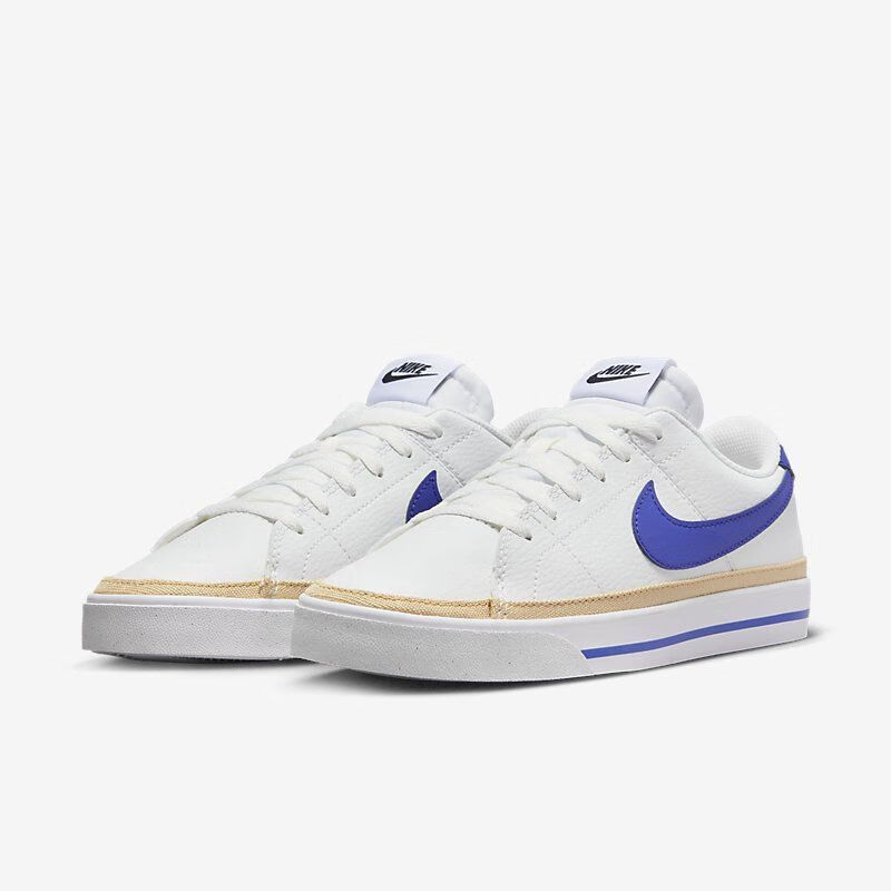 NIKE Women's Skateboarding Shoes COURT LEGACY NN Sneakers DH3161-100 White And Black, Size 37.5 3