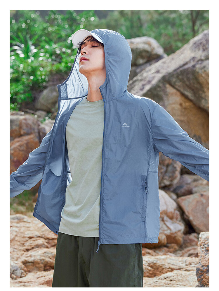 Pioneer Camp Sun Protection Clothing for Men, New Summer Outdoor UV-Resistant Sunscreen Jacket, Lightweight Breathable Skin Coat, Men's Fishing Outerwear 20