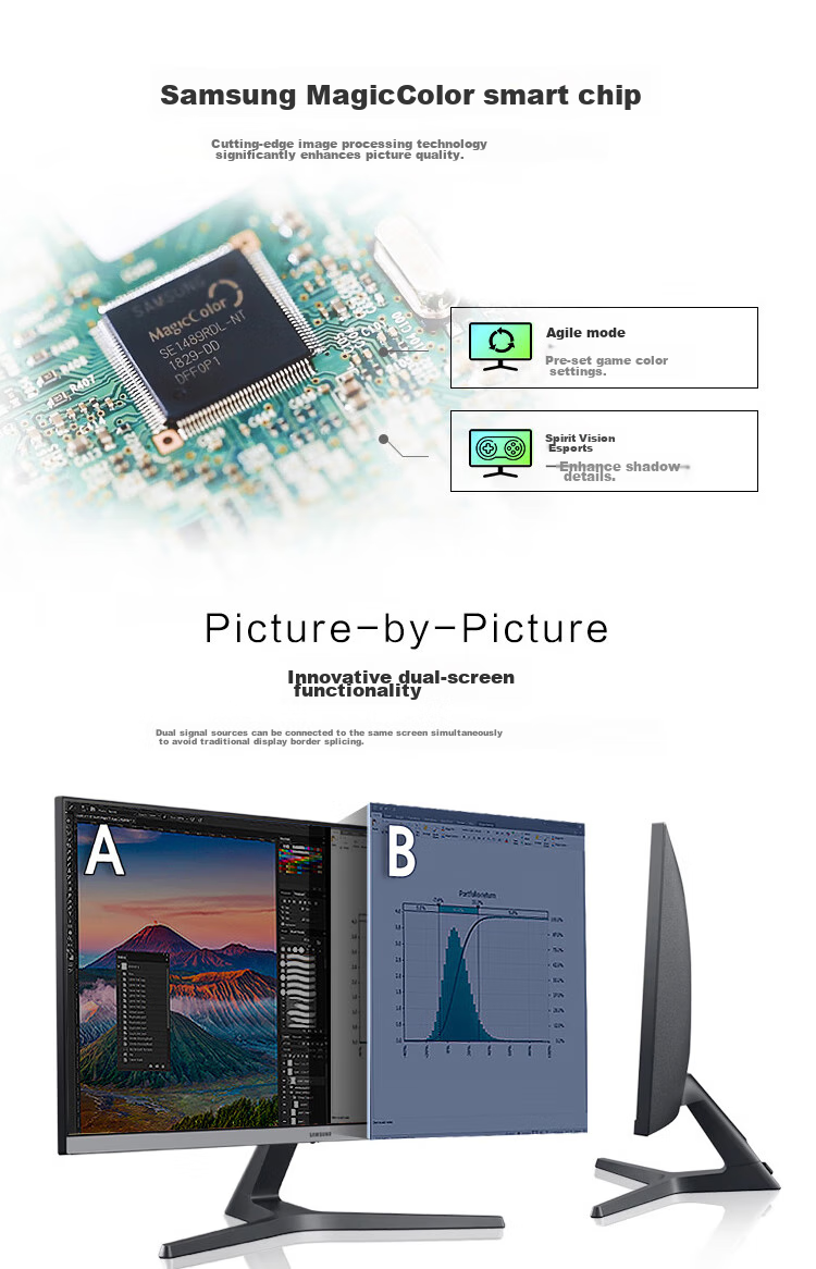 SAMSUNG 32-Inch S80UD VA 4K HDMI Type-C KVM Rotating And Height-Adjustable, Tool-Free Installation, Wall-Mounted Computer Office Monitor LS32D806UACXXF 15